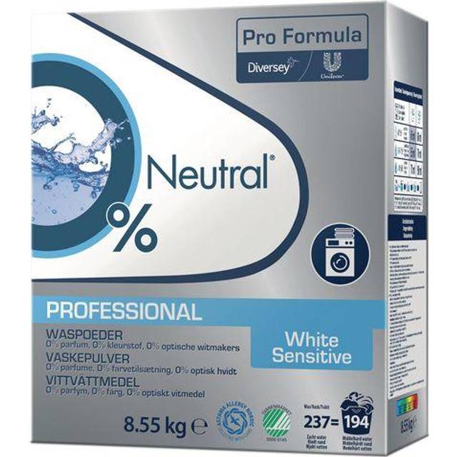 Tvättmedel pulv kulörtvätt - 8,55kg Neutral Prof Sensitiv