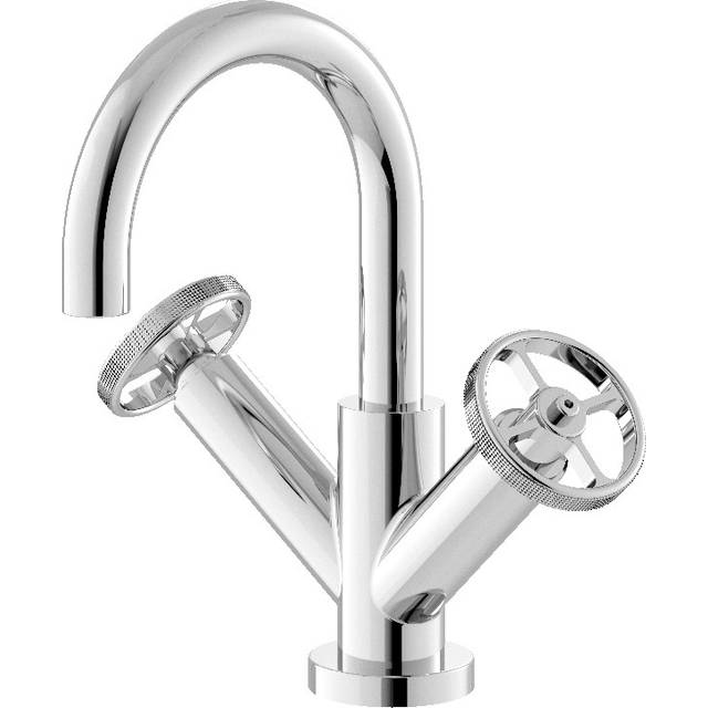 Revolution Mono Basin Mixer Tap with Waste - Chrome - Hudson Reed