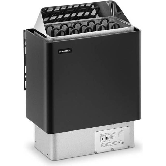 Uniprodo Saunaovn - 8 kW - 30 til 110 °C UNI_SAUNA_G8.0KW