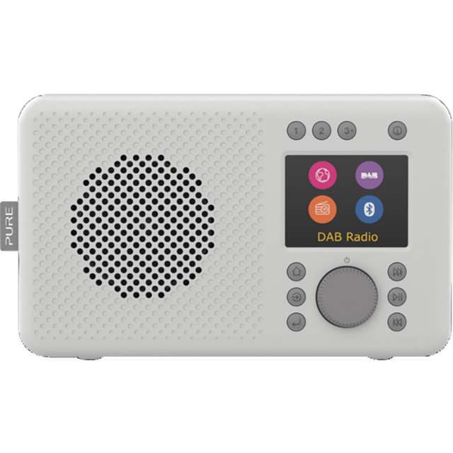 Pure Elan Connect DAB & Internet Radio with Bluetooth in Stone Grey