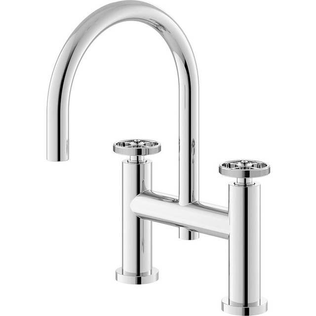 Hudson reed revolution bath filler tap pillar mounted - chrome