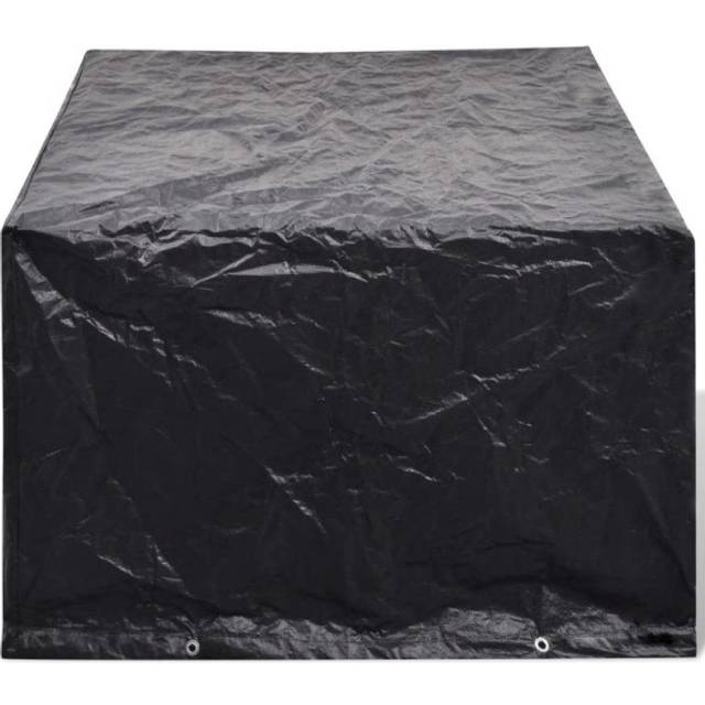 Vidaxl - Garden Furniture Cover 4 Person Poly Rattan Set 8 Eyelets 180 x 140cm