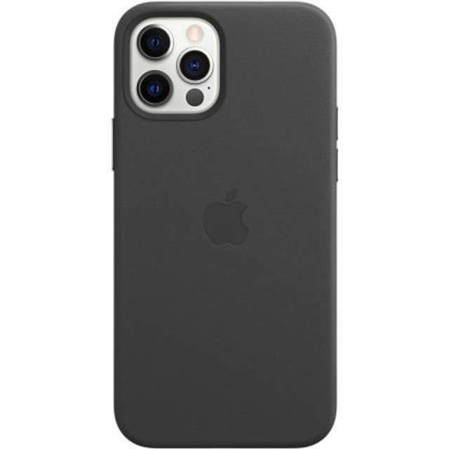 Genuine apple iphone 12 pro max leather sleeve with magsafe saddle brown