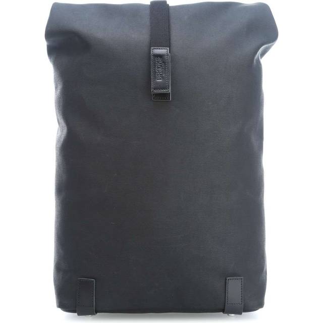 Brooks England Pickwick Cotton Canvas Large Rolltop backpack black