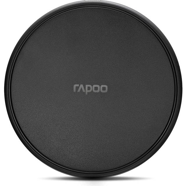 Rapoo xc100 wireless qi charger charging pad for smartphones ios & android black