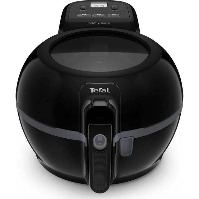 Tefal FZ7228 ActiFry Extra varmluftsfritös | AirFryer med omrörningsarm, ingen skakning | 1550 W | 1,2 kg för 6 personer | High Speed Airflow | Timer | ‎energisparande | hälsosam fritös utan olja |