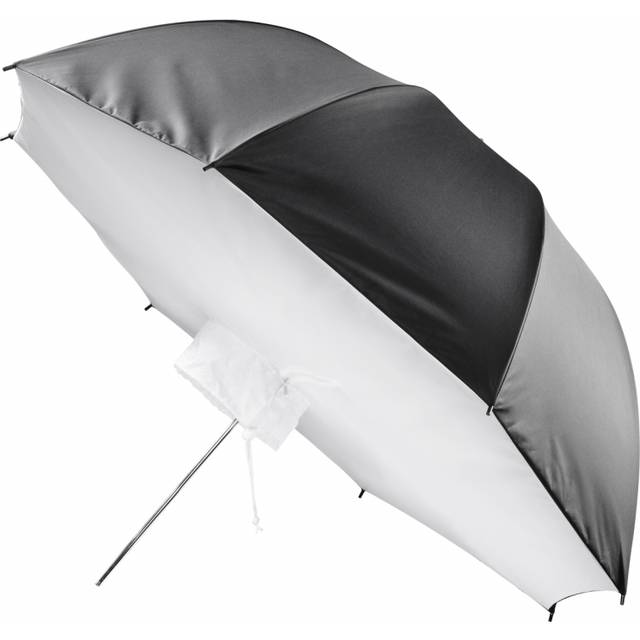 Walimex Pro paraply softbox-reflektor 109 cm, Svart vit, 72 cm