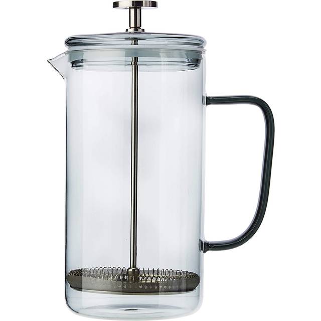 8 Cup Cafetiere - Black (1L)
