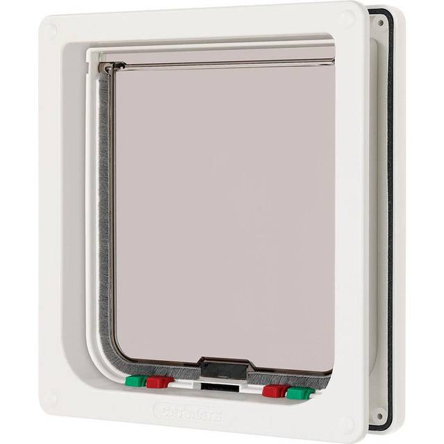 Cat Mate 221 Large kattlucka - Kattlucka vit - Vit