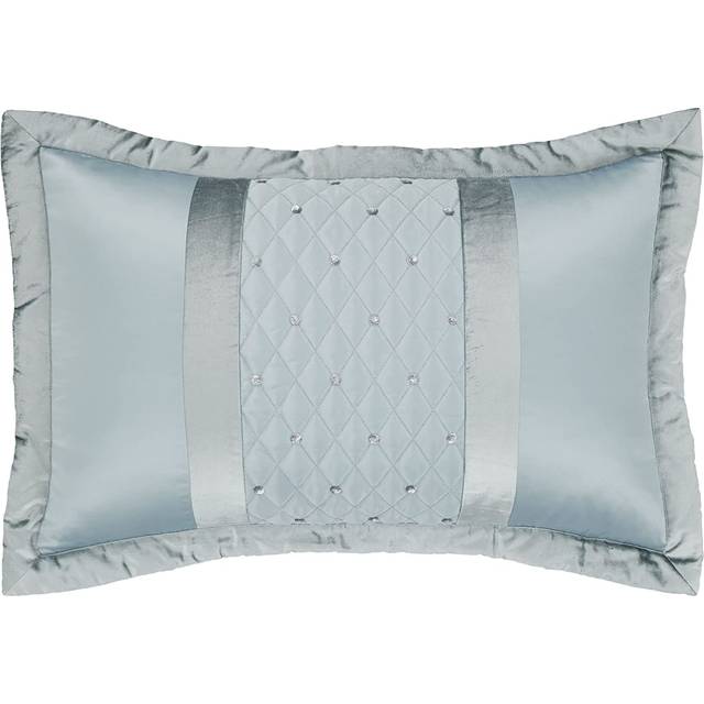 Sequin Cluster Filled 30x40cm Cushion - Duck Egg (30cm H X 40cm W)