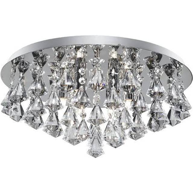 Searchlight 3306-6CC Hanna 6 Light Chrome Crystal Fitting