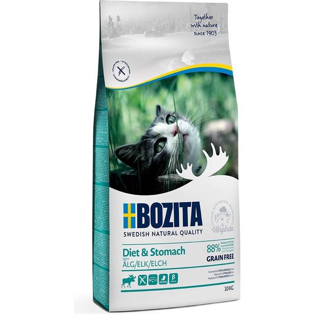 Bozita Katt Diet & Stomach Grain Free Elk 10 kg