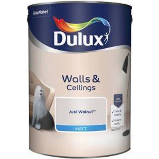 Dulux Matt Emulsion Paint - Just Walnut - 5L