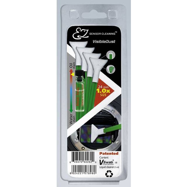 Visible Dust EZ Cleaning Kit Plus - 1.15ml Sensor Clean Sensor Brush and 5 Green Swabs (1.6x)