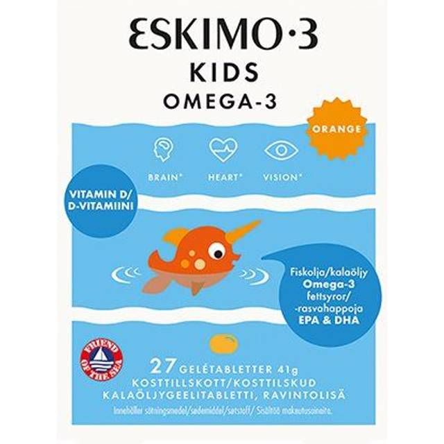 ESKIO-3 Kids Omega-3 & D-Vitamin 27 tuggtabletter