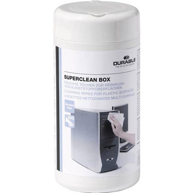 Durable Superclean Box Cleaning Wipes for Plastic Surfaces (Pack 100)