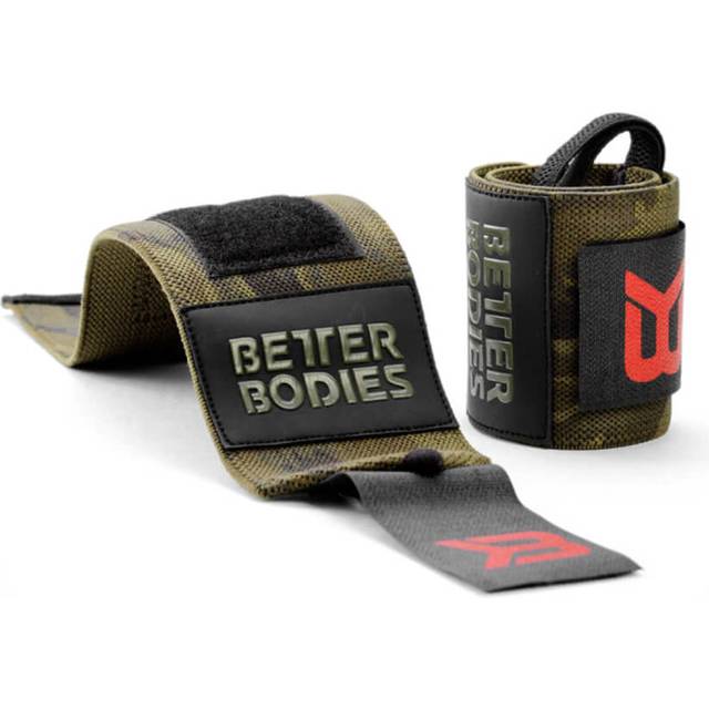 BB Camo Wrist Wraps - Black (OS)