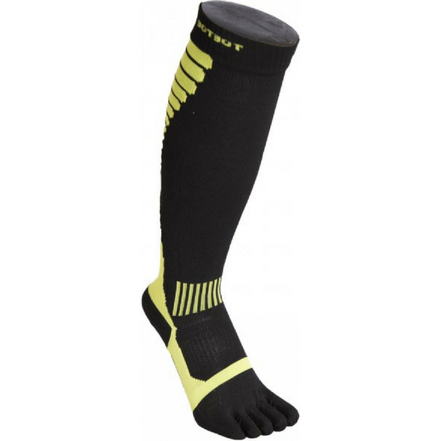 TOETOE Sports Compression - knähöga tåstrumpor, grön/svart