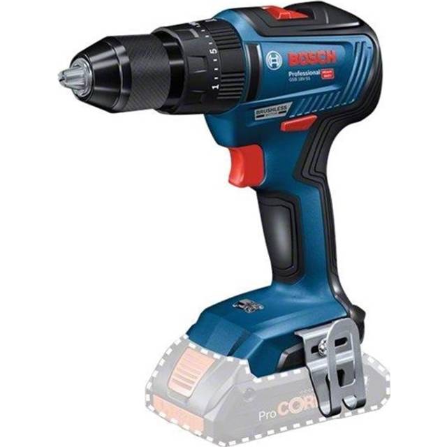 Bosch professional gsb 18v-55 brushless combi drill body only 06019h5302