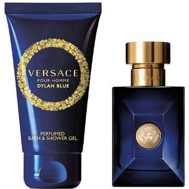 Versace dylan blue pour homme edt spray 50ml +s/ gel 50ml +50 a/s balm gift set