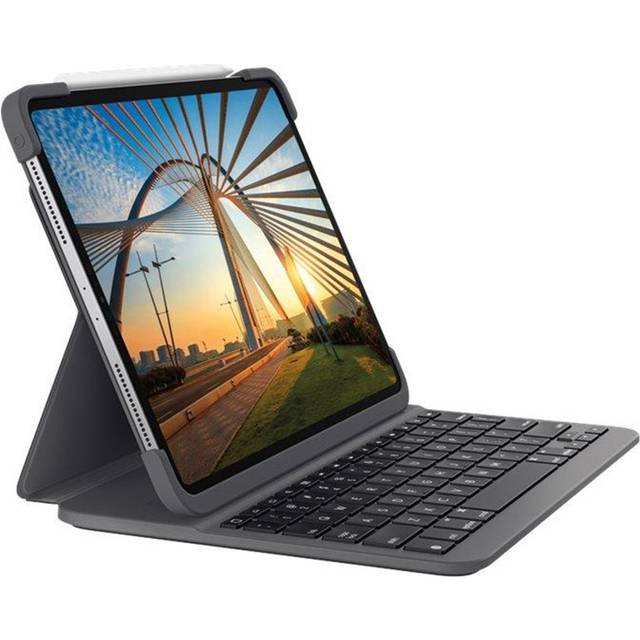 Slim Folio Pro - Keyboard Cover till iPad Pro 12.9 - 3rd & 4th gen (2018 /2020)