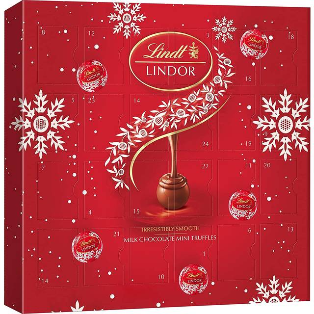 Lindt LINDOR Milk Chocolate Lovers Mini Desktop Advent Calendar 2021