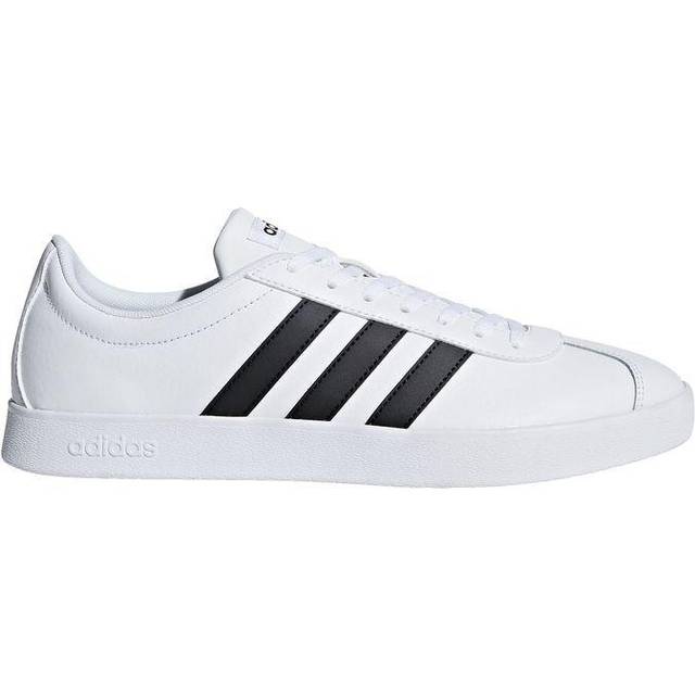 adidas För Män VL Court Sneakers, Ftwr White Core Black Core Black, 39 1/3 EU