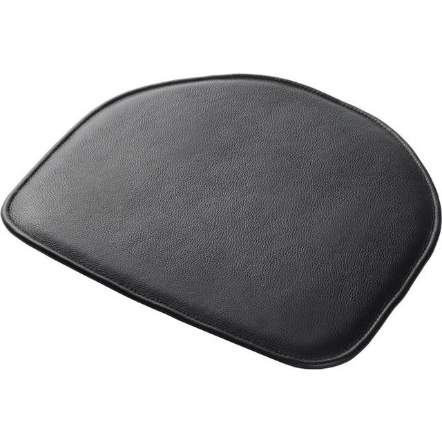 FDB Møbler R5 Nøje J46 seat cushion Black leather