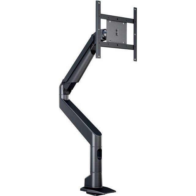 Multibrackets M VESA Gas Lift XL Single HD - Monteringssats (bordsfäste, lyftarm, rörförlängning, VSA-adapter) - justerbar arm - för LCD-display - aluminium - silver - skärmstorlek: 15"-49"