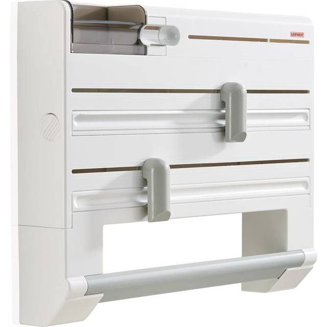 Leifheit Wall-mounted Roll Holder Paper Towel Dispenser Parat Plus White 25723