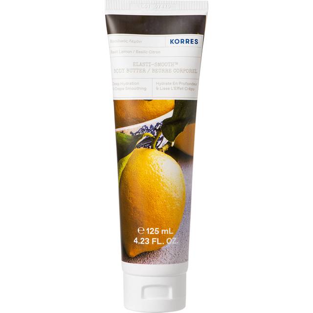 KORRES ELASTI-SMOOTH BASIL LEMON BODY BUTTER 125ML