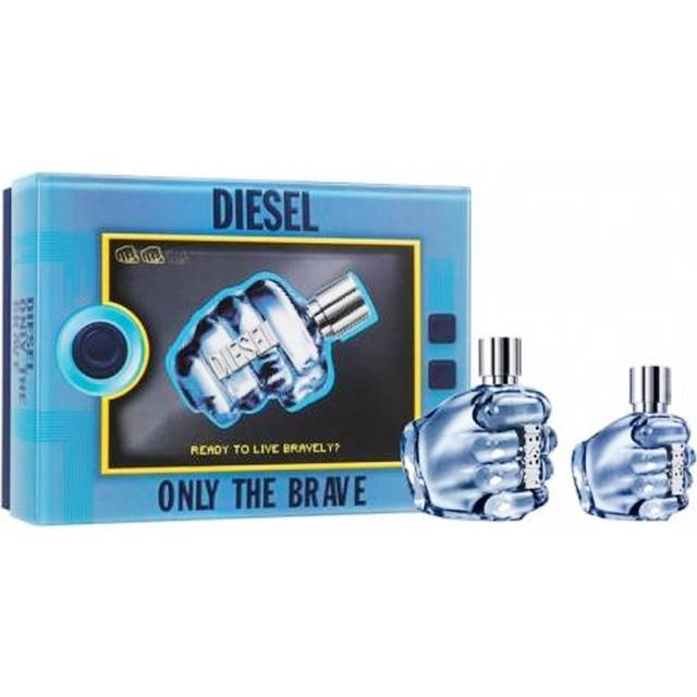 DIESEL ONLY THE BRAVE 75ML EAU DE TOILETTE + 35ML EAU DE TOILETTE NEW GIFT SET
