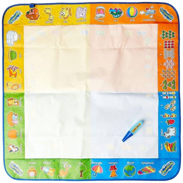 Aquadoodle Classic Large Water Doodle Mat, Official TOMY No Mess Colouring and Drawing Game, Suitable for Toddlers and Children From 18 Months+