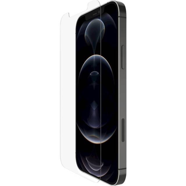 Belkin ScreenForce - Skärmskydd för mobiltelefon - glas - för Apple iPhone 12, 12 Pro