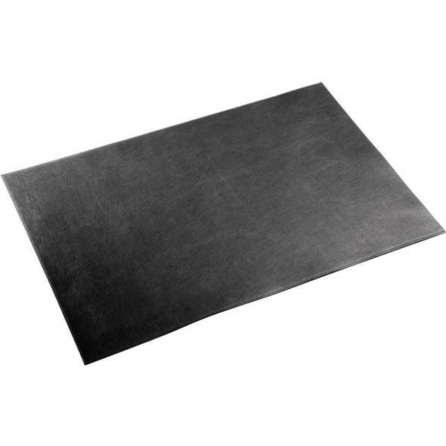 Durable 730501 skrivbordsunderlägg av mjukt kvalitetsläder, 65 x 45 cm, anti-glid, tillverkad i Tyskland, svart