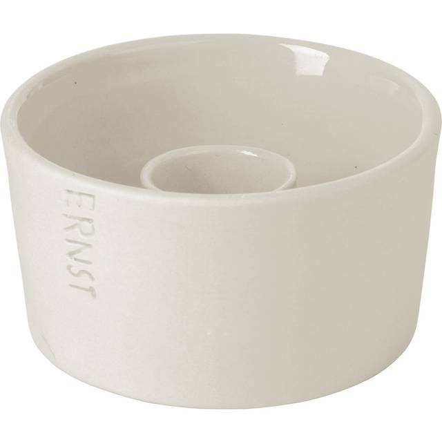 Ernst - Ljusstake 9 Cm - Mörkgrå