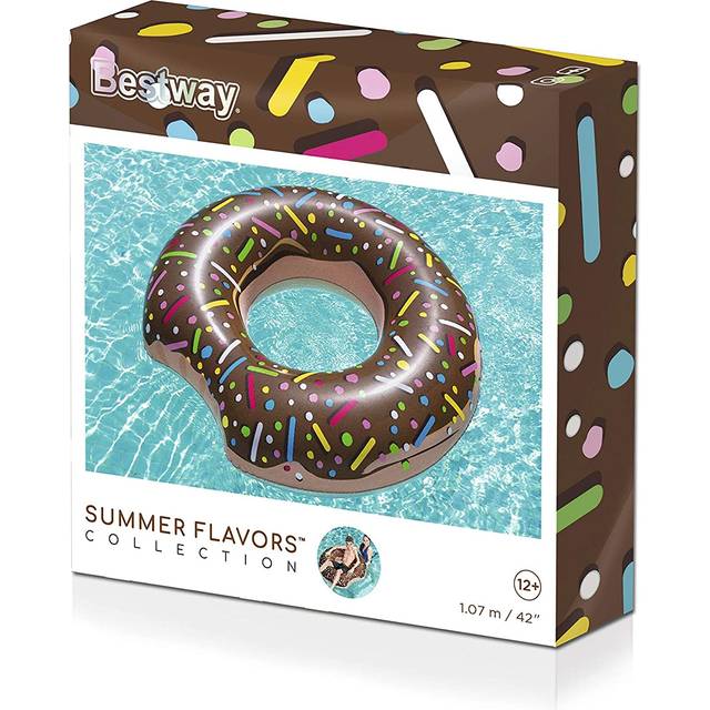 "Bestway Inflatable Icing Cake Donut Lounger Tube Float Beach Swimming Pool - 1.07m / 42"""