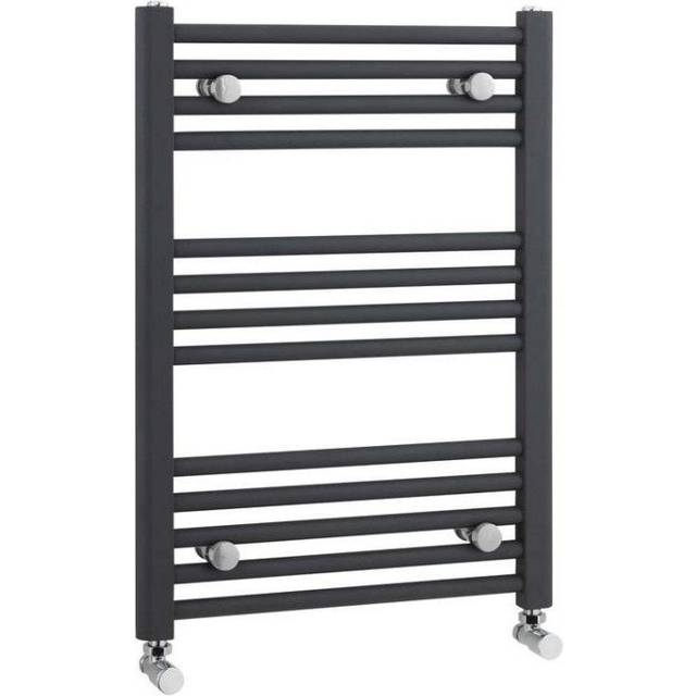 nuie 700x500mm Straight Ladder Rail - Anthracite, Grey