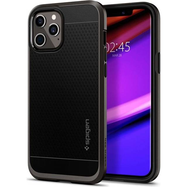 Spigen för iPhone 12 Skal en iPhone 12 Pro Skal Neo Hybrid Case -Gunmetal