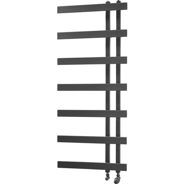 Towelrads Horton Towel Radiator - Black 1200x500