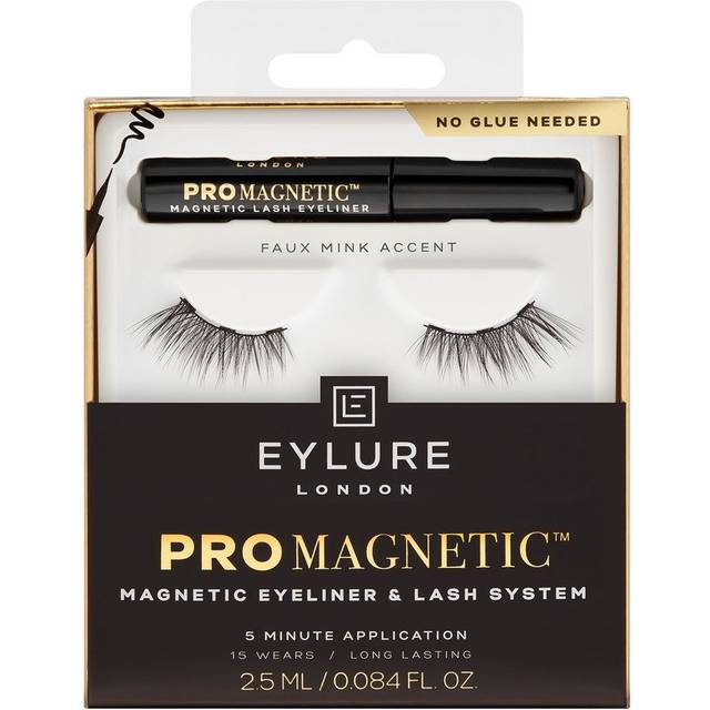 Eylure Pro Magnetic Eyeliner & False Eyelashes - Faux Mink Accent