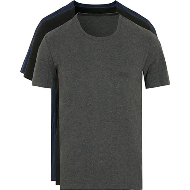 BOSS T-shirt för män, 3-pack klassisk, 497 Öppen blå, XL