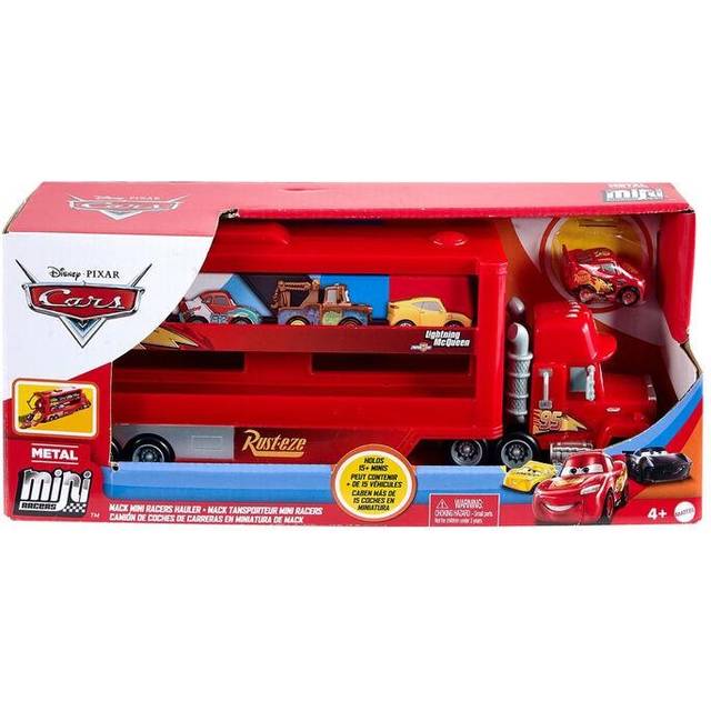 Disney Cars Mini Racer Mack Truck Transporter