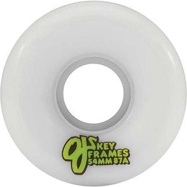 OJ Wheels Plain Jane Keyframe 87A 54mm Hjul - white - Uni
