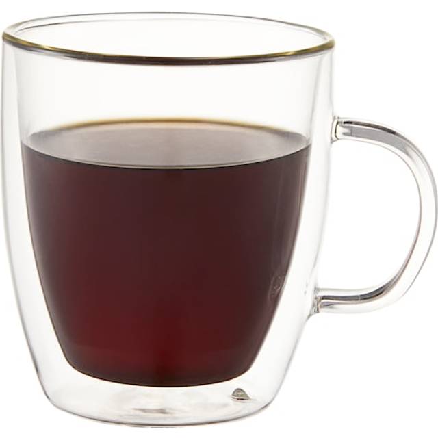 Kirk coffee cup double walled 24 cl 2-pack, Glass