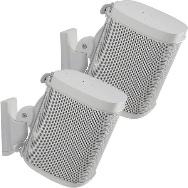 Sanus WSWM22 Adjustable Speaker Wall Mount SONOS ONE, PLAY:1 & PLAY:3 Black Pair