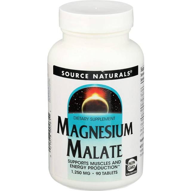 Source Naturals  Magnesium Malate  90 Tablets
