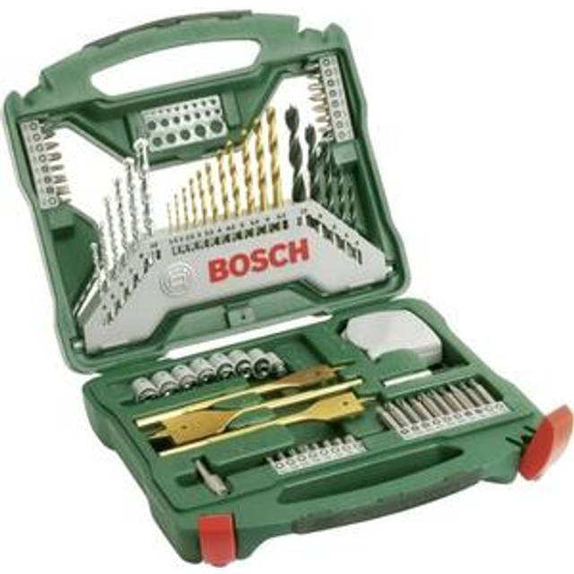 Bosch 2607019329 Titanium Drill and Screwdriver Set, 70 Pieces