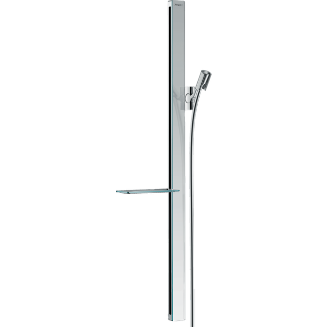 Hansgrohe Unica Chrome Shower Rail E 90cm With Shower Hose