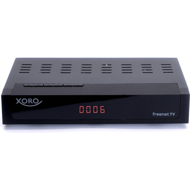 XORO HRT 8770 Twin - DVB-C/DVB-T2 FullHD Combo, Integrerat Freenet TV-dekrypteringssystem, Twin Tuner (två mottagningsdelar), PVR-redo, Timeshift